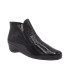 BOTIN CON CREMALLERAS NEGRO DE CHAROL
