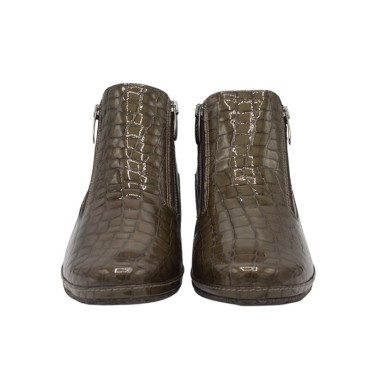 BOTIN CON CREMALLERAS TOPO DE CHAROL