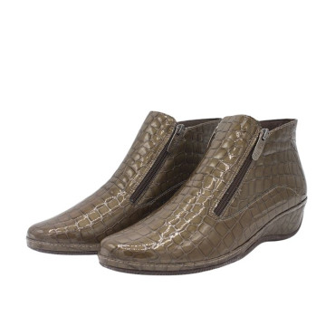 BOTIN CON CREMALLERAS TOPO DE CHAROL