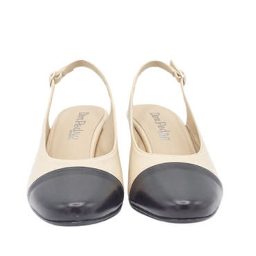 SALON DESTALONADO BICOLOR BEIGE-NEGRO