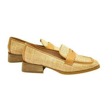 MOCASÍN DE RAFIA NATURAL