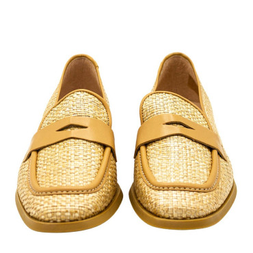 MOCASÍN DE RAFIA NATURAL