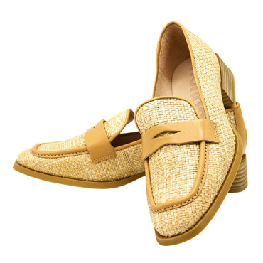 MOCASÍN DE RAFIA NATURAL