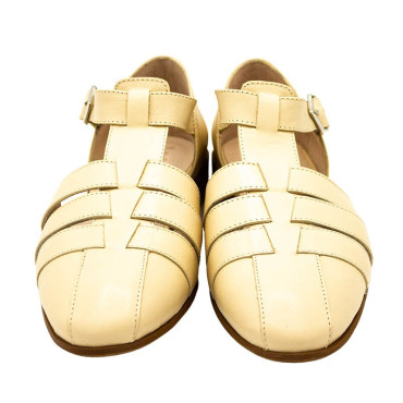 SANDALIA TIPO CANGREJERA BEIGES