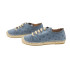 ALPARGATA DE ANTE CON CORDONES JEANS