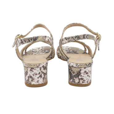 SANDALIA TIRAS PITON