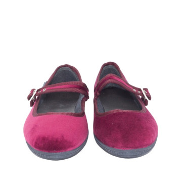 MERCEDITAS TERCIOPELO BURDEOS