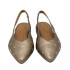 ZAPATO PLANO DESTALONADO CON TACHUELAS ORO
