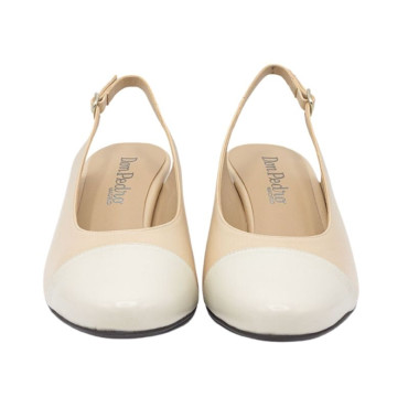 SALÓN DESTALONADO BICOLOR BEIGE-BEIGE