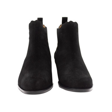 BOTÍN BAJO DE ANTE CON ONDAS NEGRO