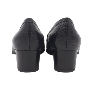 MOCASIN TACON COCO NEGRO CON ANTIFAZ