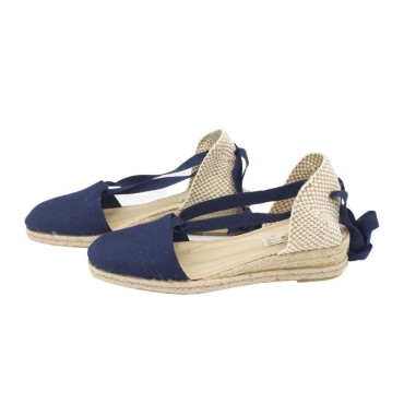 ALPARGATA CON CINTAS MARINA