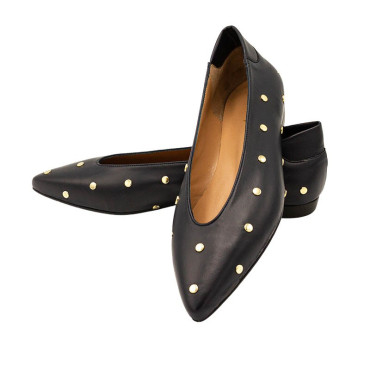 ZULEICA SALON CON TACHUELAS MARINO