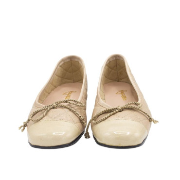 BAILARINA CON TACÓN MEDIO CAMEL