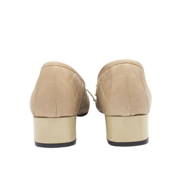 BAILARINA CON TACÓN MEDIO CAMEL