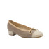 BAILARINA CON TACÓN MEDIO TOPO-BEIGE