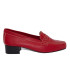 MOCASIN CON ANTIFAZ Y TACON ROJO