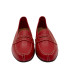 MOCASIN CON ANTIFAZ Y TACON ROJO