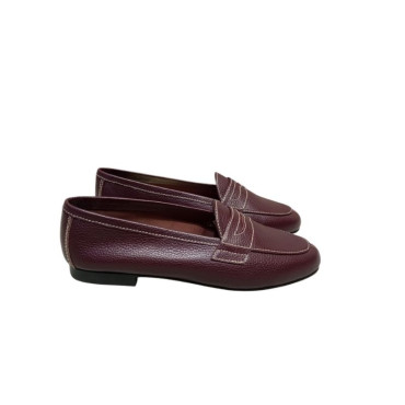 MOCASIN CON ANTIFAZ  BURDEOS