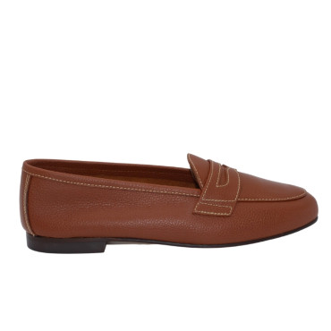 MOCASIN CON ANTIFAZ CUERO