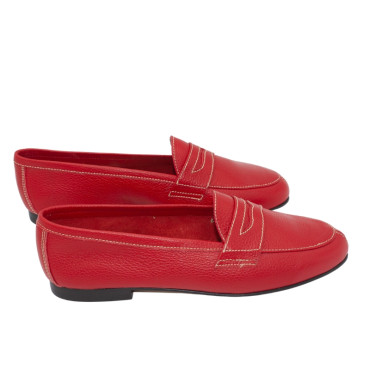 MOCASIN CON ANTIFAZ ROJO