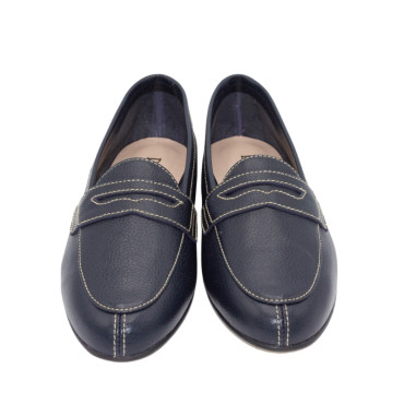 MOCASIN CON ANTIFAZ AZUL