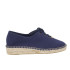 ALPARGATA CON CORDONES AZUL