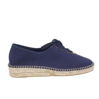 ALPARGATA CON CORDONES AZUL