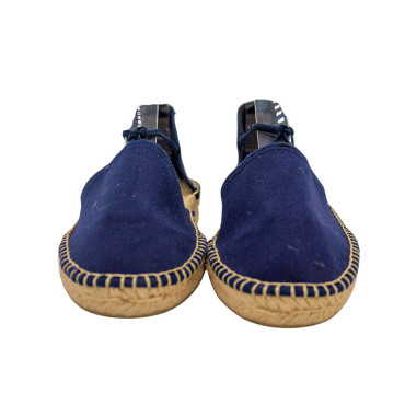 ALPARGATA CON TIRAS ELASTICAS AZUL