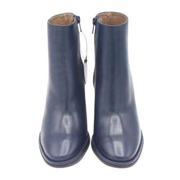 BOTIN PIEL TACON ALTO MARINO