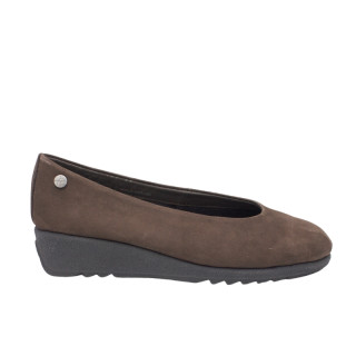 SALON CON CUÑA NOBUK MARRON