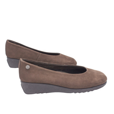 SALON CON CUÑA NOBUK MARRON