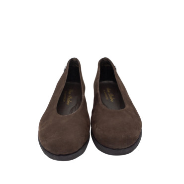 SALON CON CUÑA NOBUK MARRON