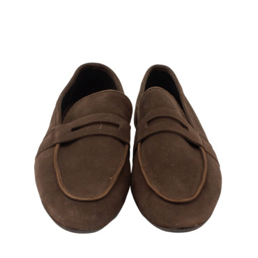 MOCASIN DE PALA ALTA ANTE MARRON