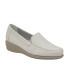 MOCASÍN CON CUÑA BLANCO