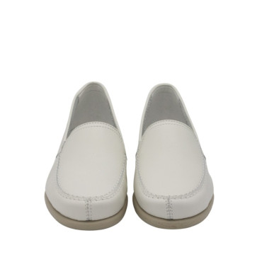 MOCASÍN CON CUÑA BLANCO