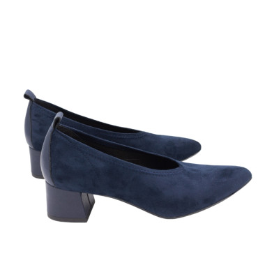 SALON CON TACÓN ELÁSTICO AZUL