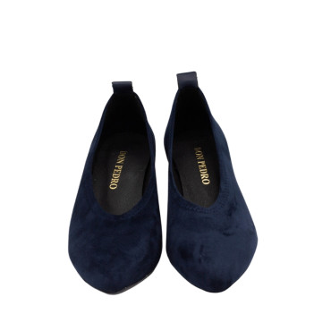 SALON CON TACÓN ELÁSTICO AZUL