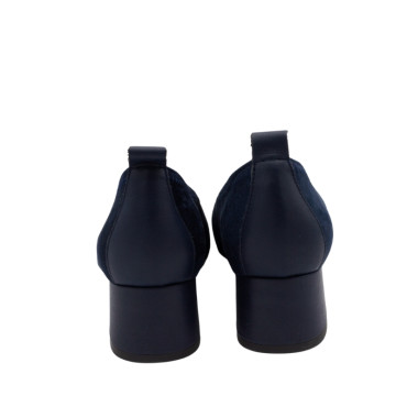 SALON CON TACÓN ELÁSTICO AZUL