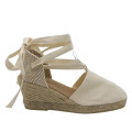 ALPARGATA VALENCIANA CINTAS BEIGE