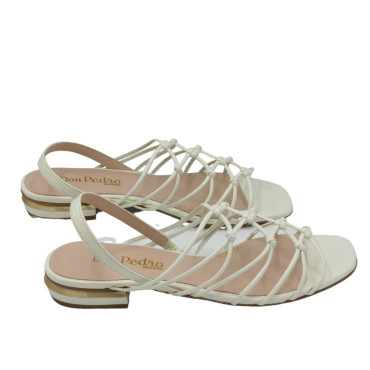 SANDALIAS NUDOS BLANCO
