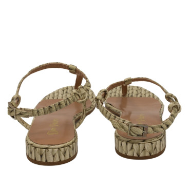 SANDALIA DEDO BEIGE