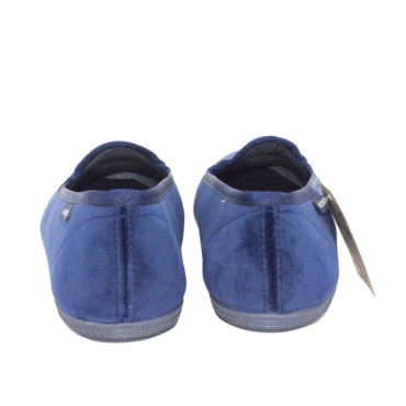 SLIPER TERCIOPELO AZUL