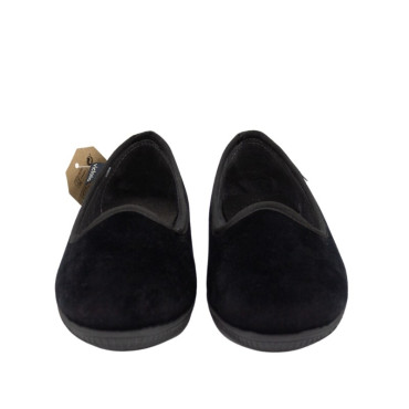 SLIPER TERCIOPELO NEGRO