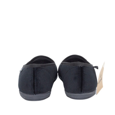 SLIPER TERCIOPELO NEGRO