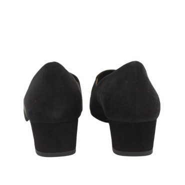 ZAPATO SPORT ELÁSTICO ANTE NEGRO