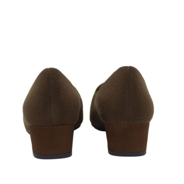 ZAPATO SPORT ELÁSTICO ANTE MARRÓN