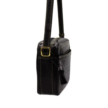 BOLSO CRUZAR GUANTERA PIEL COCO