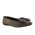 ZAPATILLA BAILARINA LAZO TERCIOPELO GRIS
