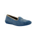 ZAPATILLA COPETE TERCIOPELO BORDADO CELESTE